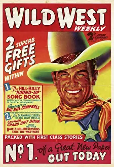 Songbook: The front cover of Wild West Weekly