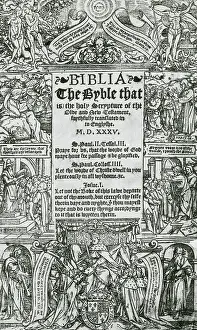 Myles: The Coverdale Bible, 1535