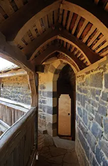 Armature: Covered walkway, Chateau de Guedelon, Treigny