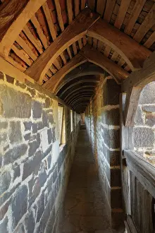 Armature: Covered walkway, Chateau de Guedelon, Treigny