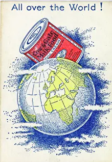 Tins: Cow & Gate playing card - Game of Snap - All over the World!