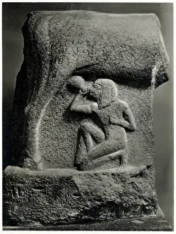 Disturbing: Cow Goddess Hathor nursing Pharaoh Horemheb