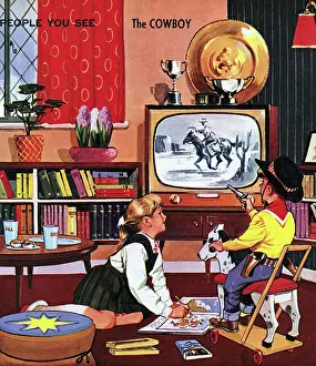 Look & Learn Nursery Material: The Cowboy