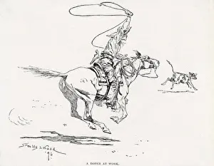 Runaway: COWBOY USING LASSOO
