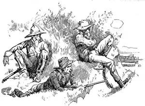 Sonora: Two Cowboys guarding their ranch, c.1887