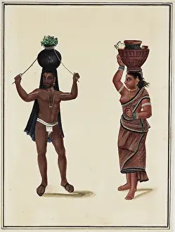 Tanjore: Cowkeeper and milkmaid