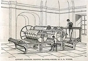 Misc: Cowpers Cylinder Printing Machine