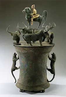 Tigers: Cowrie Container