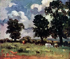 Chappel: Cows Grazing, Bucks