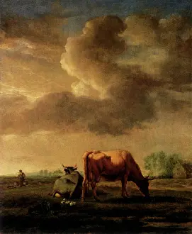 Milkmaid: Cows in a Meadow
