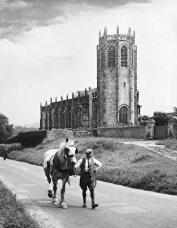 Sterne: COXWOLD CHURCH 1940S
