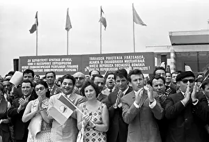 Bucharest: CPSU delegation on visit to Romania, 1970