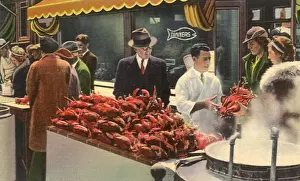 Calif: Crab Vendor. San Francisco
