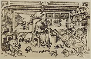 Eligius: craft / handcraft, goldsmith, Saint Eligius in
