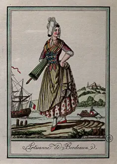 Peuple: Craftswoman, Musee d'Aquitaine, Bordeaux, Aquitaine, France