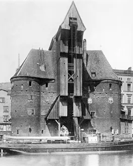Damme: Crane gate in Danzig, 1939