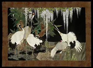 Nishimura: Cranes, cycads, and wisteria