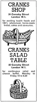 Vegetarian: Cranks advertisement 1966