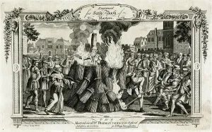 Cranmer: Cranmer burnt at the stake