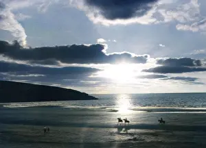 Atcolourisedpic: CRANTOCK BAY RIDERS
