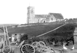 Crantock: Crantock, the Church 1899