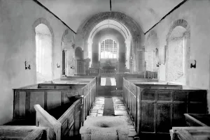 Crantock: Crantock, the Church, interior 1894
