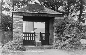 Churchyard: Crantock Church Lych Gate