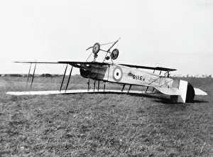504a: CRASHED AVRO 504A biplane, WW1