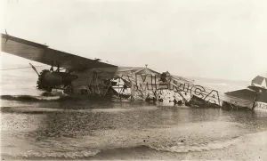Aircrash: Crashed Fokker C2 named America