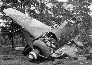Writeoff: Crashed German plane, WW2