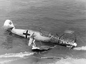 Ditched: Crashed Messerschmitt Me 109