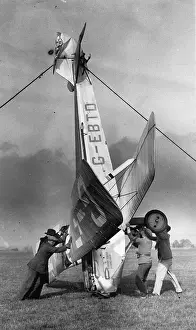 Lympne: Crashed plane