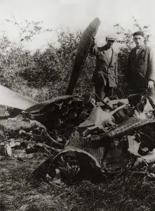 Dijon: Crashed Plane