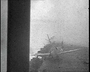 Obscured: A Crashed Plane on the Deck of an Aircraft