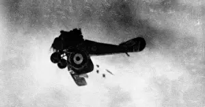 Sopwith: Crashing down Britisch airplane in the First World War