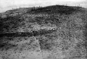 Kemmel: Crater landscape at Kemmel, 1918