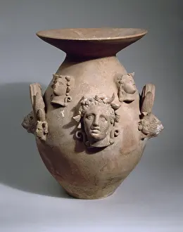 Vases: Crater or sphageion with handles