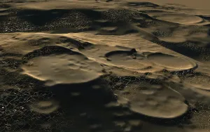 Impact: The cratered surface of the moon