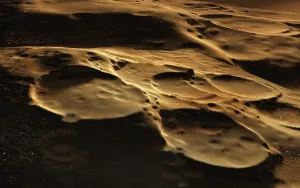Impact: The cratered surface of the moon