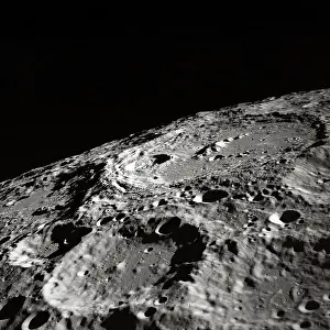 70mm: CRATERS ON LUNAR SURFACE
