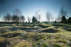 Bumps: Craters on the Ouvrage du Thiamont battlefield