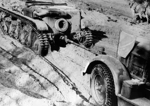 Stuck: Crawler tractor on the Eastern Front, 1941