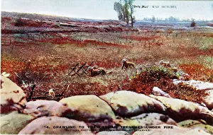 Crawl: Crawling to the German trenches under fire, WW1