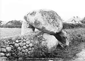 Cromlech: Crawtee Stone Cromlech, Kilkeel, from Se