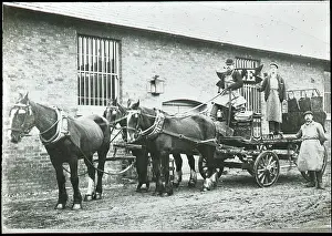 Lyles: Crayford. Lyles and horse dray
