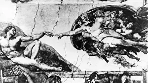 Michelangelo: The Creation of Adam by Michelangelo