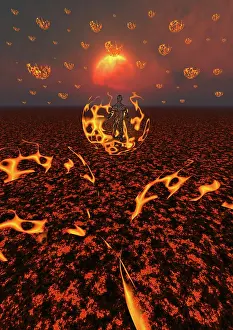 Genesis: The creation of life on an alien world via creative