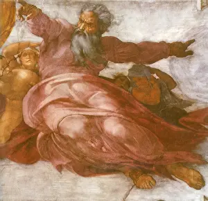 Vast: Creation of Sun, Moon, and Planets, by Michelangelo