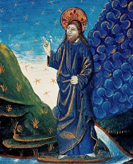 Creator: The creation of the world. Christ separates the waters of he