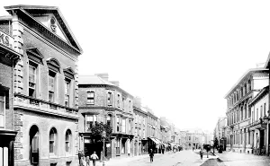 Crediton: Crediton, High Street 1896